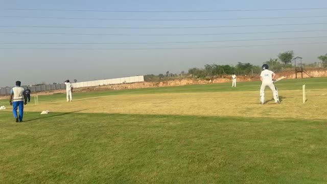 On the cricket ground